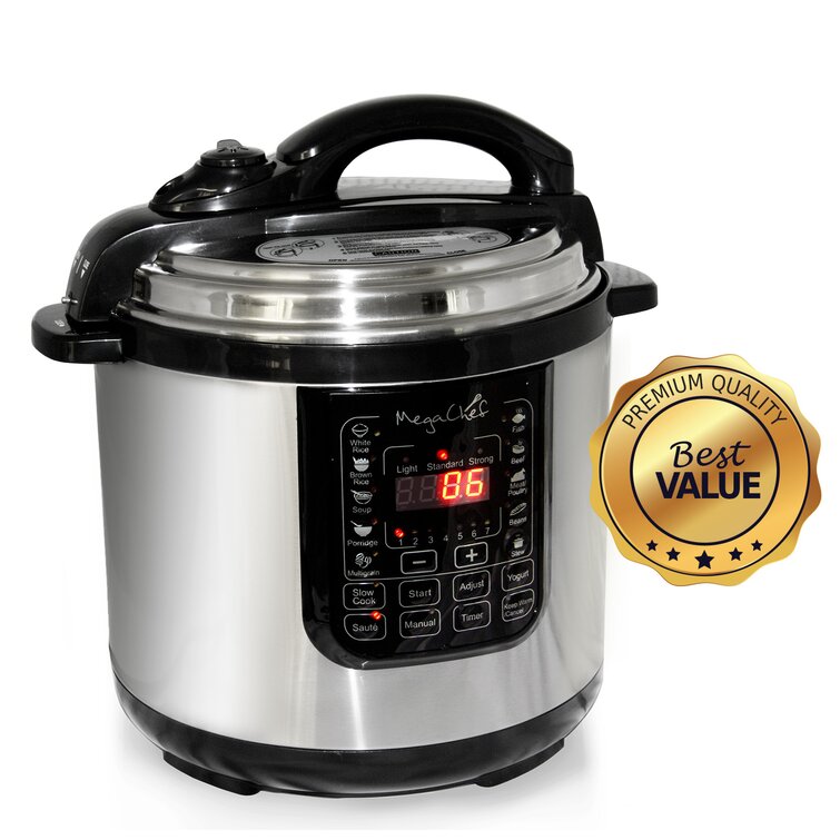 Megachef pressure best sale cooker manual